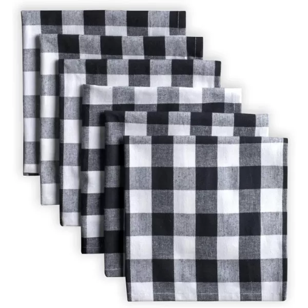 Maison d Hermine Napkin 100 Cotton 18 Inch x 18 Inch Dinner Napkins Decorative Washable Cloth Napkin Set of 6 for Dining Buffet Parties amp Camping Zealand  RhododendronRosmalen  Moonless Night