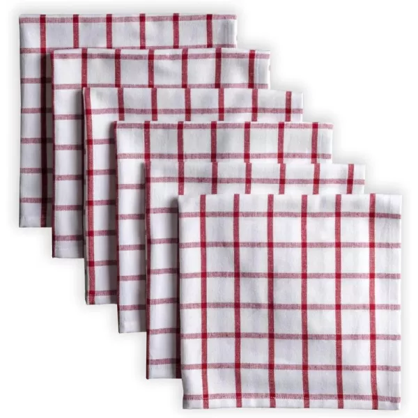 Maison d Hermine Napkin 100 Cotton 18 Inch x 18 Inch Dinner Napkins Decorative Washable Cloth Napkin Set of 6 for Dining Buffet Parties amp Camping Zealand  RhododendronZuidholland  Samba