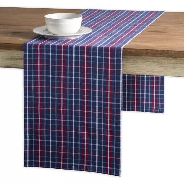 Maison d Hermine Tablerunner 100 Cotton 1450x108 Decorative Washable Table Runners for Dining Buffet Parties amp Camping Zealand  Atmosphere1450x108 Den Bosch  Blue Depths