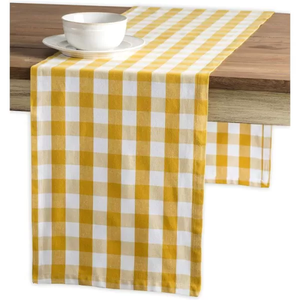 Maison d Hermine Tablerunner 100 Cotton 1450x108 Decorative Washable Table Runners for Dining Buffet Parties amp Camping Zealand  Atmosphere1450x108 Rosmalen  Nugget Gold