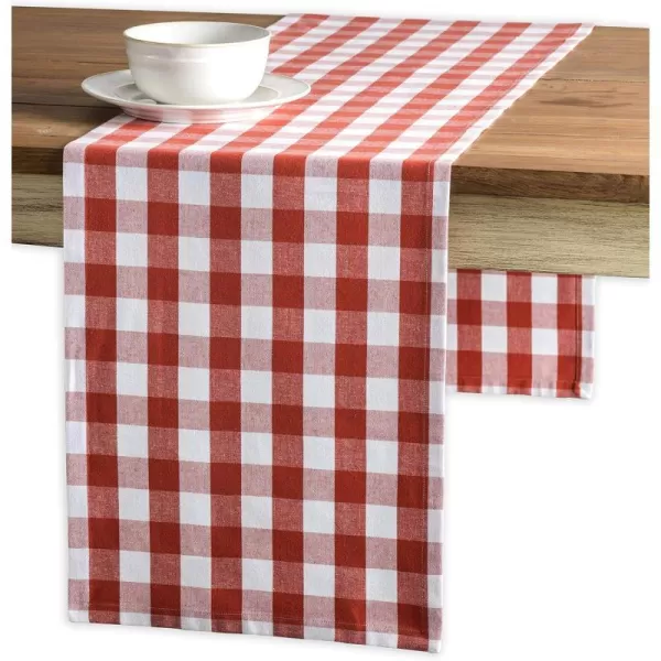 Maison d Hermine Tablerunner 100 Cotton 1450x108 Decorative Washable Table Runners for Dining Buffet Parties amp Camping Zealand  Atmosphere1450x108 Rosmalen  Burnt Ochre