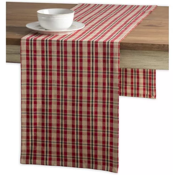 Maison d Hermine Tablerunner 100 Cotton 1450x108 Decorative Washable Table Runners for Dining Buffet Parties amp Camping Zealand  Atmosphere1450x108 Zealand  Barbados Cherry