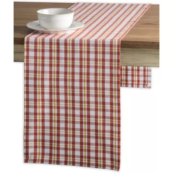 Maison d Hermine Tablerunner 100 Cotton 1450x108 Decorative Washable Table Runners for Dining Buffet Parties amp Camping Zealand  Atmosphere1450x108 Zealand  Burnt Ochre