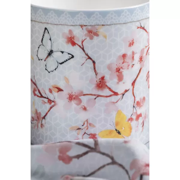 Maison d Hermine Coffee Mug with Handles Easy to Hold 12 Oz Fine Bone China Mug Pack of Two for Hot Beverages Cappuccino Cocoa Milk Other Liquid Office Botanical Fresh  Meadow21  Blossoms In Spring