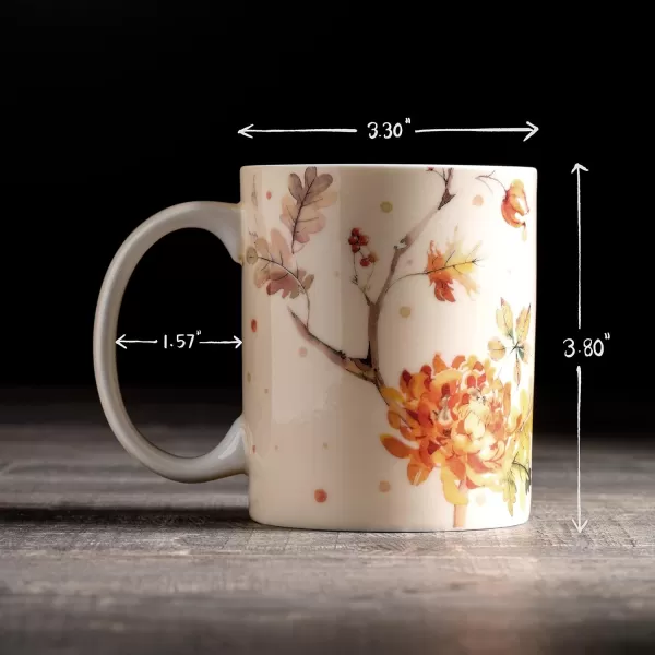 Maison d Hermine Coffee Mug with Handles Easy to Hold 15 Oz Fine Bone China Mug Pack of One for Hot Beverages Cappuccino Cocoa Milk Other Liquid Office Kelim  Last Days of Summer17  Kelim  Last Days of Summer