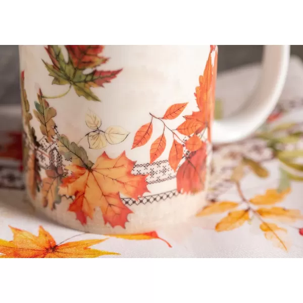 Maison d Hermine Coffee Mug with Handles Easy to Hold 15 Oz Fine Bone China Mug Pack of Two for Hot Beverages Cappuccino Cocoa Milk Other Liquid Office Colmar11  Amarante