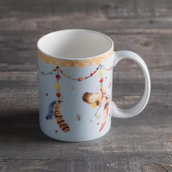 Maison d Hermine Coffee Mug with Handles Fine Bone China Mug Pack of One for Hot Beverages  Coffee Cappuccino Latte Home Office Perfect Gifts for Mothers Day Men ampamp WomenSous  Bois  Foret 12 Oz26  Ibiza  Festival