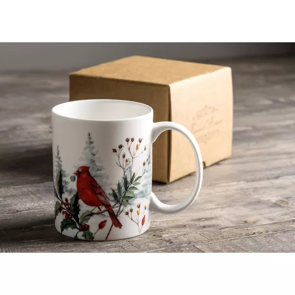 Maison d Hermine Coffee Mug with Handles Fine Bone China Mug Pack of One for Hot Beverages  Coffee Cappuccino Latte Home Office Perfect Gifts for Mothers Day Men ampamp WomenSous  Bois  Foret 12 Oz03  Morzine