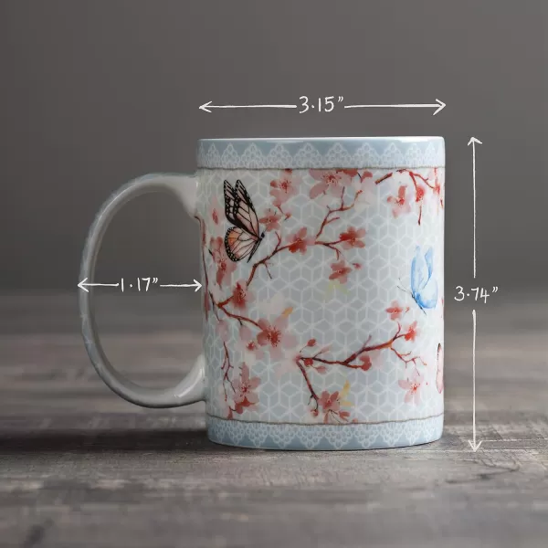 Maison d Hermine Coffee Mug with Handles Fine Bone China Mug Pack of One for Hot Beverages  Coffee Cappuccino Latte Home Office Perfect Gifts for Mothers Day Men ampamp WomenSous  Bois  Foret 12 Oz21  Blossoms In Spring  Sakura