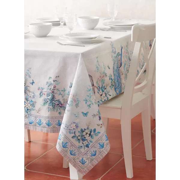 imageMaison d Hermine 100 Cotton Table Cover  70quotx70quot Square Decorative Tablecloth  Tablecloths for Dining Wedding Baby Shower Home Farmhouse Kitchen ampamp Parties  Mosaic Collection90 x 70 Rectangular