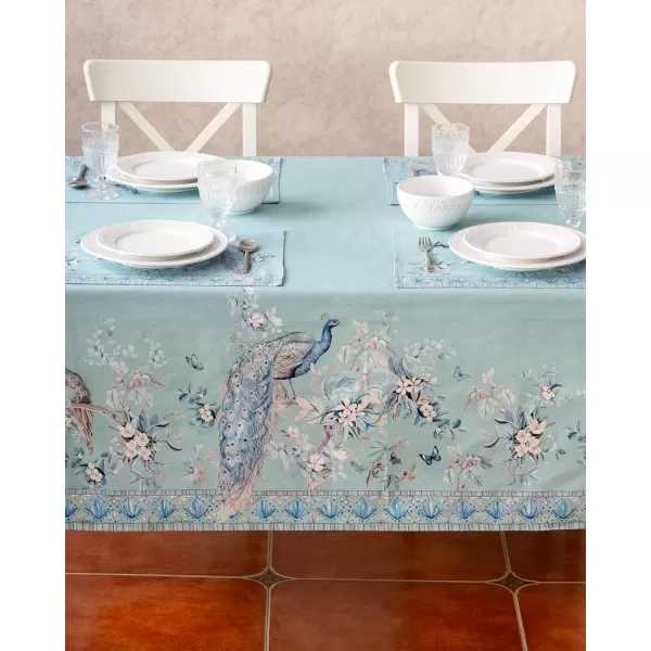 imageMaison d Hermine 100 Cotton Table Cover  70quotx70quot Square Decorative Tablecloth  Tablecloths for Dining Wedding Baby Shower Home Farmhouse Kitchen ampamp Parties  Mosaic Collection70x108