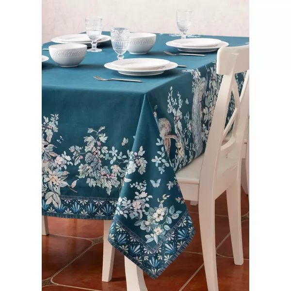 imageMaison d Hermine 100 Cotton Table Cover  70quotx70quot Square Decorative Tablecloth  Tablecloths for Dining Wedding Baby Shower Home Farmhouse Kitchen ampamp Parties  Mosaic Collection70x108