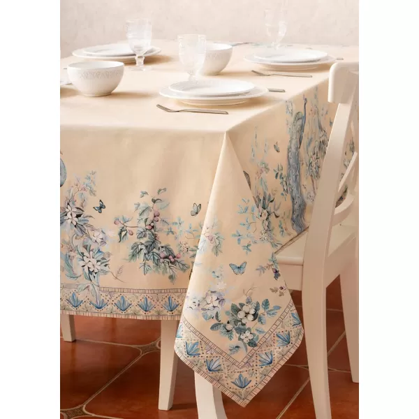 imageMaison d Hermine 100 Cotton Table Cover  70quotx70quot Square Decorative Tablecloth  Tablecloths for Dining Wedding Baby Shower Home Farmhouse Kitchen ampamp Parties  Mosaic Collection70x140