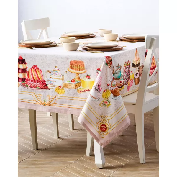 imageMaison d Hermine 100 Cotton Table Cover  70quotx70quot Square Decorative Tablecloth  Tablecloths for Dining Wedding Baby Shower Home Farmhouse Kitchen ampamp Parties  Mosaic Collection70 x 70 Rectangular