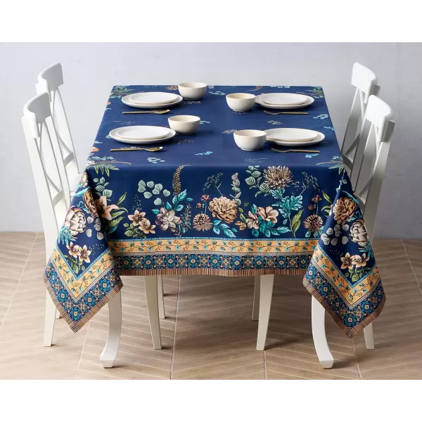 imageMaison d Hermine 100 Cotton Table Cover  70quotx70quot Square Decorative Tablecloth  Tablecloths for Dining Wedding Baby Shower Home Farmhouse Kitchen ampamp Parties  Mosaic Collection70 x 90 Rectangular