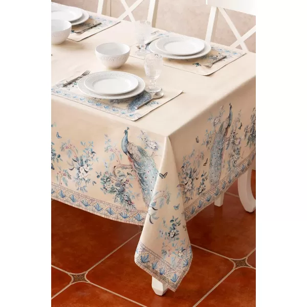 imageMaison d Hermine 100 Cotton Table Cover  70quotx70quot Square Decorative Tablecloth  Tablecloths for Dining Wedding Baby Shower Home Farmhouse Kitchen ampamp Parties  Mosaic Collection70x140