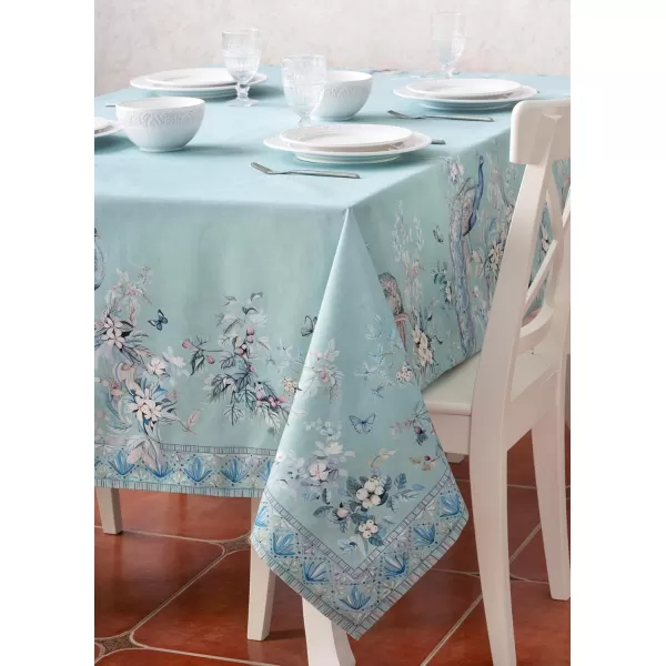 imageMaison d Hermine 100 Cotton Table Cover  70quotx70quot Square Decorative Tablecloth  Tablecloths for Dining Wedding Baby Shower Home Farmhouse Kitchen ampamp Parties  Mosaic Collection70x140