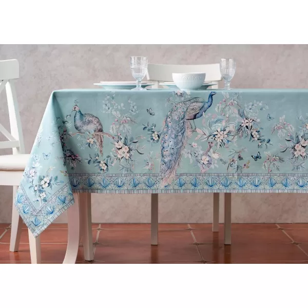 imageMaison d Hermine 100 Cotton Table Cover  70quotx70quot Square Decorative Tablecloth  Tablecloths for Dining Wedding Baby Shower Home Farmhouse Kitchen ampamp Parties  Mosaic Collection70x108