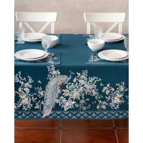 imageMaison d Hermine 100 Cotton Table Cover  70quotx70quot Square Decorative Tablecloth  Tablecloths for Dining Wedding Baby Shower Home Farmhouse Kitchen ampamp Parties  Mosaic Collection70x108