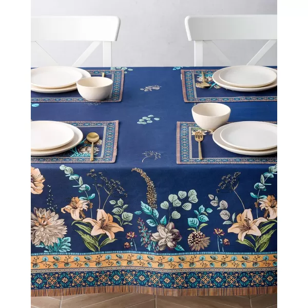 imageMaison d Hermine 100 Cotton Table Cover  70quotx70quot Square Decorative Tablecloth  Tablecloths for Dining Wedding Baby Shower Home Farmhouse Kitchen ampamp Parties  Mosaic Collection70 x 90 Rectangular