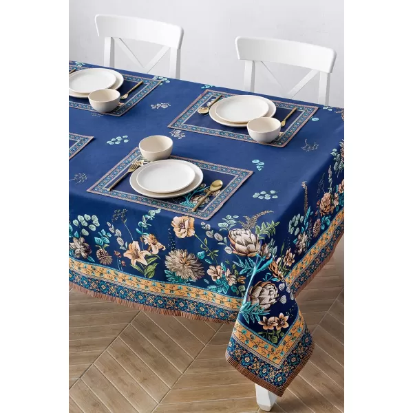 imageMaison d Hermine 100 Cotton Table Cover  70quotx70quot Square Decorative Tablecloth  Tablecloths for Dining Wedding Baby Shower Home Farmhouse Kitchen ampamp Parties  Mosaic Collection70 x 140 Rectangular