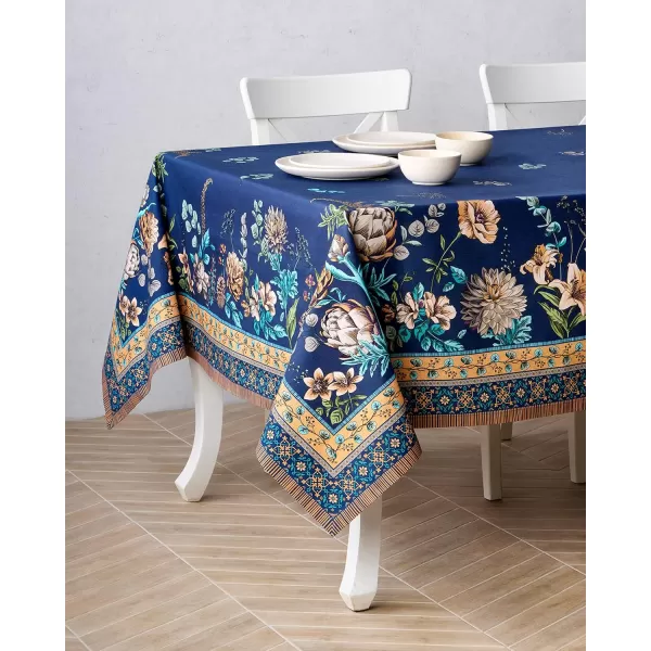 imageMaison d Hermine 100 Cotton Table Cover  70quotx70quot Square Decorative Tablecloth  Tablecloths for Dining Wedding Baby Shower Home Farmhouse Kitchen ampamp Parties  Mosaic Collection70 x 120 Rectangular
