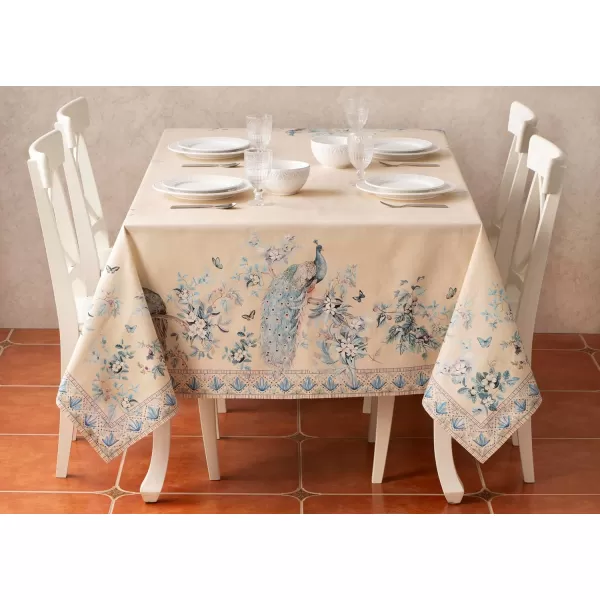 imageMaison d Hermine 100 Cotton Table Cover  70quotx70quot Square Decorative Tablecloth  Tablecloths for Dining Wedding Baby Shower Home Farmhouse Kitchen ampamp Parties  Mosaic Collection70x70