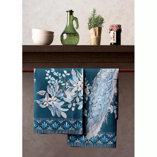 imageMaison d Hermine Kitchen Towel 100 Combed Cotton Premium Set of 3 Soft Easter Bar Towel MultiPurpose Dish Cloth for Dining Buffet Parties ampamp Camping  MosaicPrinted