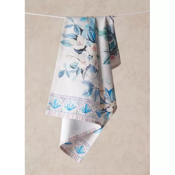 imageMaison d Hermine Kitchen Towel 100 Combed Cotton Premium Set of 3 Soft Easter Bar Towel MultiPurpose Dish Cloth for Dining Buffet Parties ampamp Camping  MosaicPeacock Utopia  Original