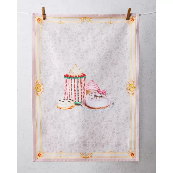 imageMaison d Hermine Kitchen Towel 100 Combed Cotton Premium Set of 3 Soft Easter Bar Towel MultiPurpose Dish Cloth for Dining Buffet Parties ampamp Camping  MosaicPastries
