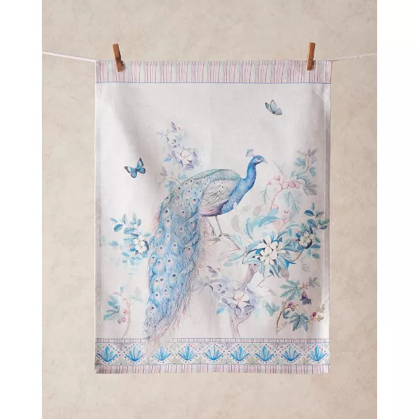 imageMaison d Hermine Kitchen Towel 100 Combed Cotton Premium Set of 3 Soft Easter Bar Towel MultiPurpose Dish Cloth for Dining Buffet Parties ampamp Camping  MosaicPeacock Utopia  Original