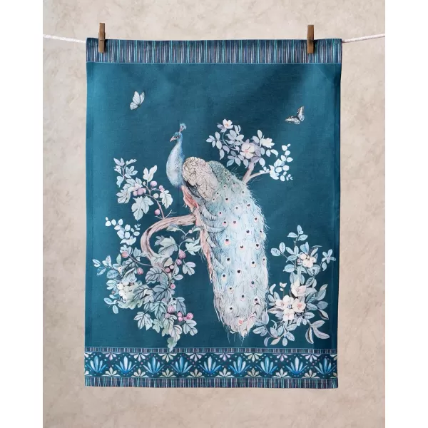 imageMaison d Hermine Kitchen Towel 100 Combed Cotton Premium Set of 3 Soft Easter Bar Towel MultiPurpose Dish Cloth for Dining Buffet Parties ampamp Camping  MosaicPrinted
