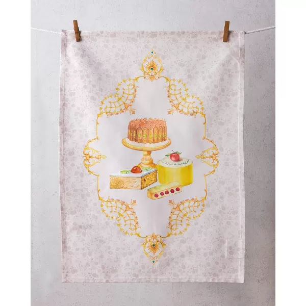 imageMaison d Hermine Kitchen Towel 100 Combed Cotton Premium Set of 3 Soft Easter Bar Towel MultiPurpose Dish Cloth for Dining Buffet Parties ampamp Camping  MosaicPastries