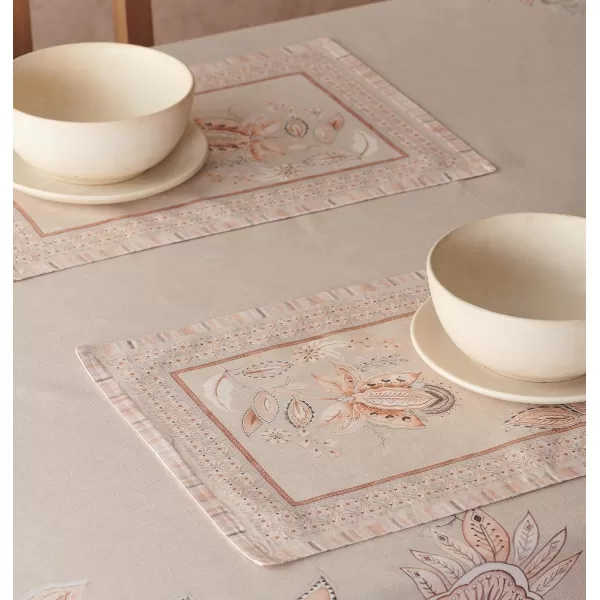 imageMaison d Hermine Placemats 100 Combed Cotton Premium Set of 4 Dinner Placemat Decorative Washable Cloth Placemat Dining Buffet Parties ampamp Camping  Mosaic 13quotx19quotSociety Florals