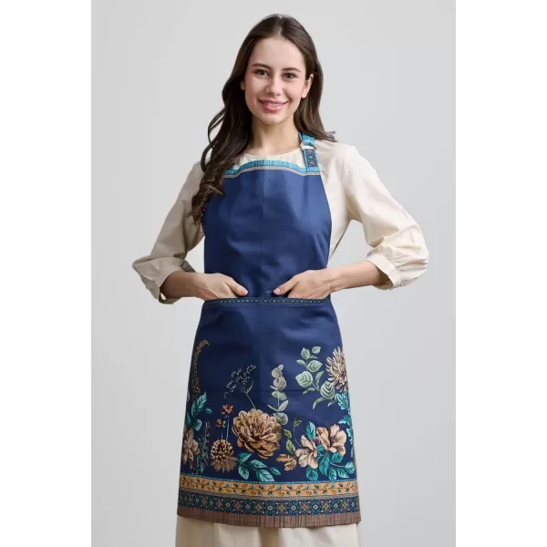 imageMaison d Hermine Premium 100 Combed Cotton Kitchen Easter Chef Apron with an Adjustable Neck with Long Ties for Women MenArtichoke