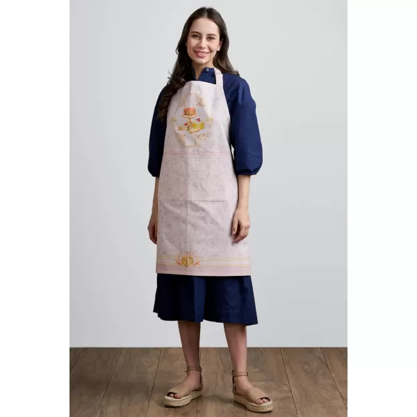 imageMaison d Hermine Premium 100 Combed Cotton Kitchen Easter Chef Apron with an Adjustable Neck with Long Ties for Women MenPastries