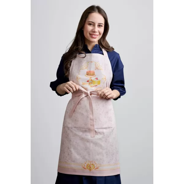 imageMaison d Hermine Premium 100 Combed Cotton Kitchen Easter Chef Apron with an Adjustable Neck with Long Ties for Women MenPastries