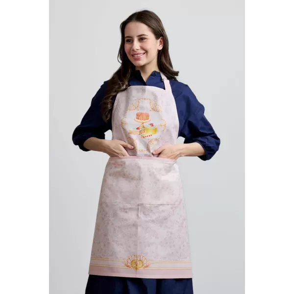 imageMaison d Hermine Premium 100 Combed Cotton Kitchen Easter Chef Apron with an Adjustable Neck with Long Ties for Women MenPastries