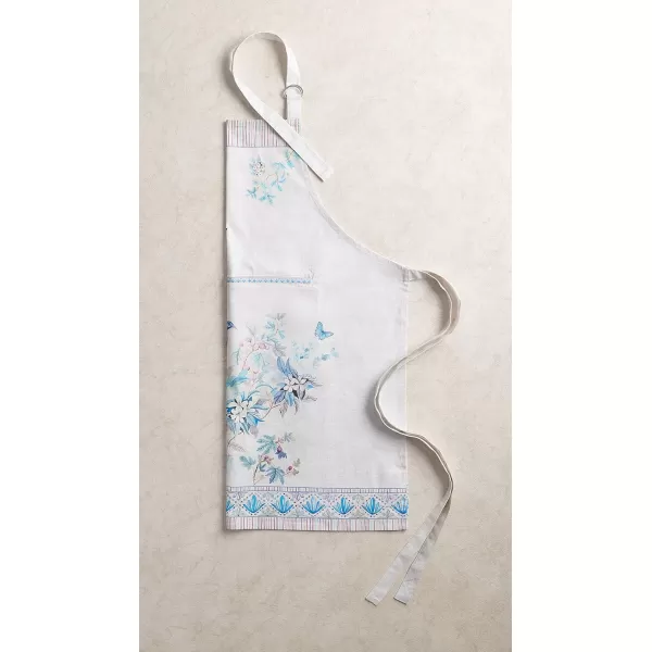 imageMaison d Hermine Premium 100 Combed Cotton Kitchen Easter Chef Apron with an Adjustable Neck with Long Ties for Women MenPeacock Utopia