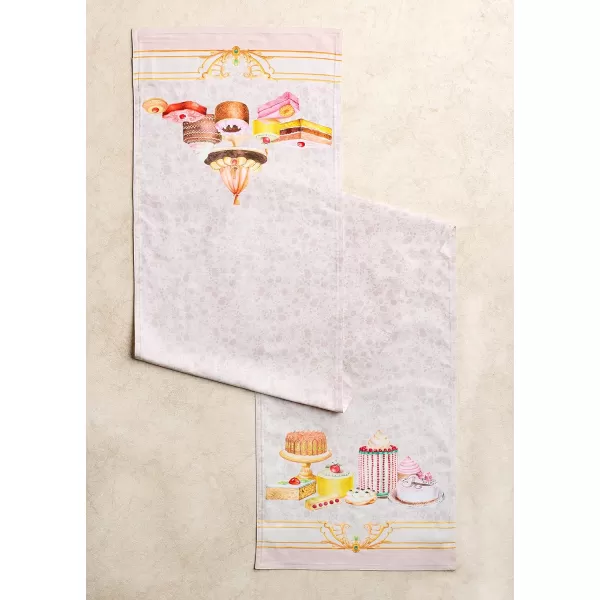 imageMaison d Hermine Table Runner 100 Combed Cotton Premium 1450 Inch x 72 Inch Decorative Runner Table Runners Dining Kitchen Parties ampamp Camping Mosaic Double LayerPastries