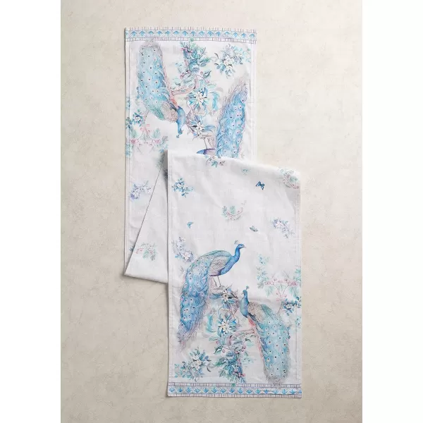 imageMaison d Hermine Table Runner 100 Combed Cotton Premium 1450 Inch x 72 Inch Decorative Runner Table Runners Dining Kitchen Parties ampamp Camping Mosaic Double LayerPeacock Utopia  Original