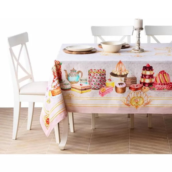 imageMaison d Hermine 100 Cotton Table Cover  70quotx70quot Square Decorative Tablecloth  Tablecloths for Dining Wedding Baby Shower Home Farmhouse Kitchen ampamp Parties  Mosaic Collection70 x 70 Rectangular