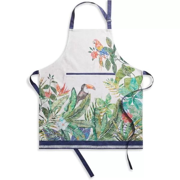 imageMaison d Hermine Premium 100 Combed Cotton Kitchen Easter Chef Apron with an Adjustable Neck with Long Ties for Women MenMosaic