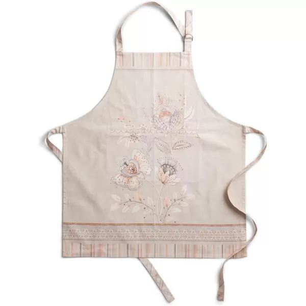 imageMaison d Hermine Premium 100 Combed Cotton Kitchen Easter Chef Apron with an Adjustable Neck with Long Ties for Women MenSociety Florals