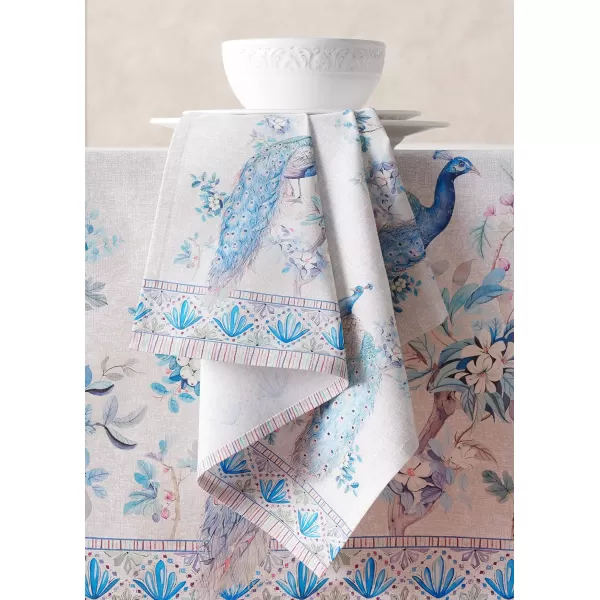 imageMaison d Hermine Napkins 100 Combed Cotton Premium 20Inch x 20Inch Decorative Washable Cloth Napkin Table Napkin for Dining Kitchen Parties ampamp Camping  Mosaic Set of 4Peacock Utopia  Original