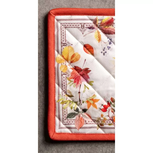 imageMaison d Hermine Pot Holder 100 Cotton Heat Resistant Potholders 8 Inch x 8 Inch Hot Pads with Loop BBQ Cooking Grilling Microwave Crystal Star  ThanksgivingChristmas5  Amarante