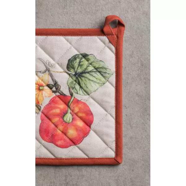 imageMaison d Hermine Pot Holder 100 Cotton Heat Resistant Potholders 8 Inch x 8 Inch Hot Pads with Loop BBQ Cooking Grilling Microwave Crystal Star  ThanksgivingChristmas28  Potiron