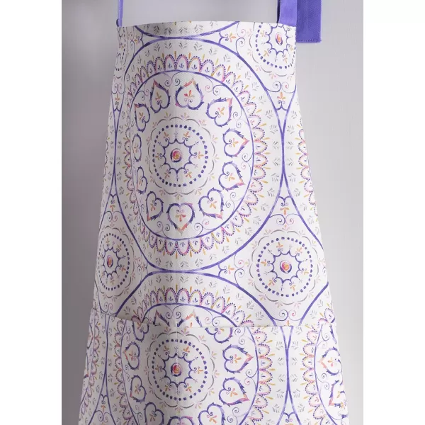 imageMaison d Hermine 100 Cotton Kitchen Apron with an Adjustable Neck with Long Ties for Women Men Chef1  Mandala
