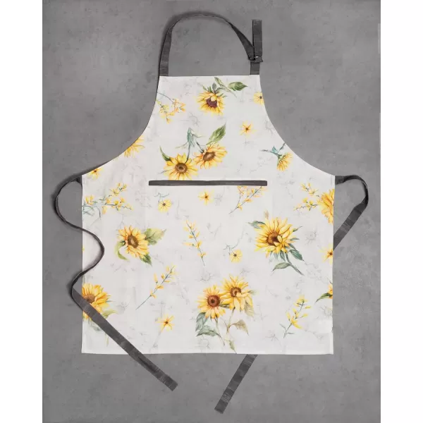 imageMaison d Hermine 100 Cotton Kitchen Apron with an Adjustable Neck with Long Ties for Women Men Chef15  Candice