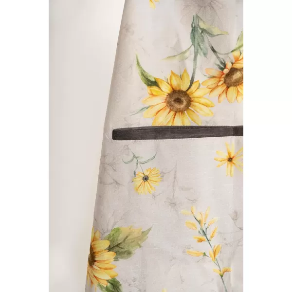 imageMaison d Hermine 100 Cotton Kitchen Apron with an Adjustable Neck with Long Ties for Women Men Chef15  Candice
